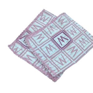 Roti romal set of 2 unique design roti cover with lace