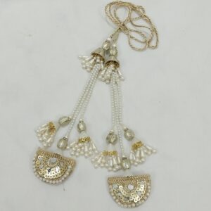 Fancy dori latkan tassel long pearls