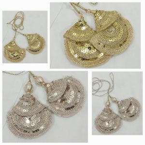 Fancy dori latkan tassel shiny sequinsDD style